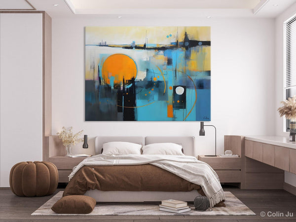Oversized Canvas Wall Art Paintings, Original Modern Artwork, Large Abstract Painting for Bedroom, Contemporary Acrylic Painting on Canvas-artworkcanvas