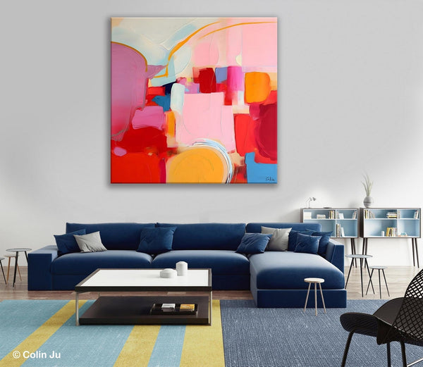 Large Abstract Art for Bedroom, Original Abstract Wall Art, Modern Canvas Paintings, Simple Modern Acrylic Artwork, Contemporary Canvas Art-artworkcanvas