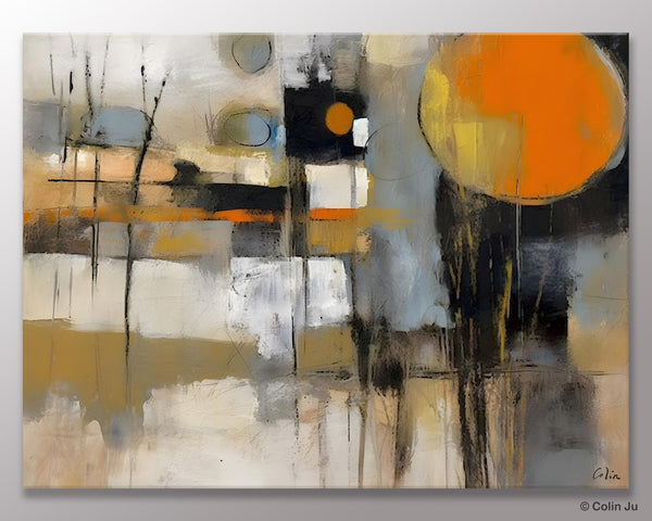 Large Wall Art Painting for Bedroom, Oversized Abstract Wall Art Paintings, Original Modern Artwork, Contemporary Acrylic Painting on Canvas-artworkcanvas