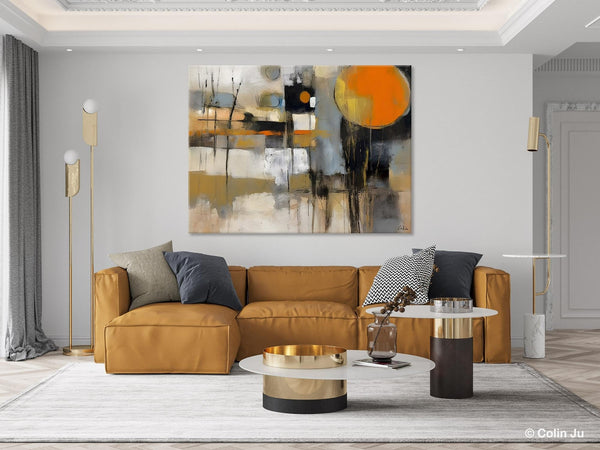 Large Wall Art Painting for Bedroom, Oversized Abstract Wall Art Paintings, Original Modern Artwork, Contemporary Acrylic Painting on Canvas-artworkcanvas