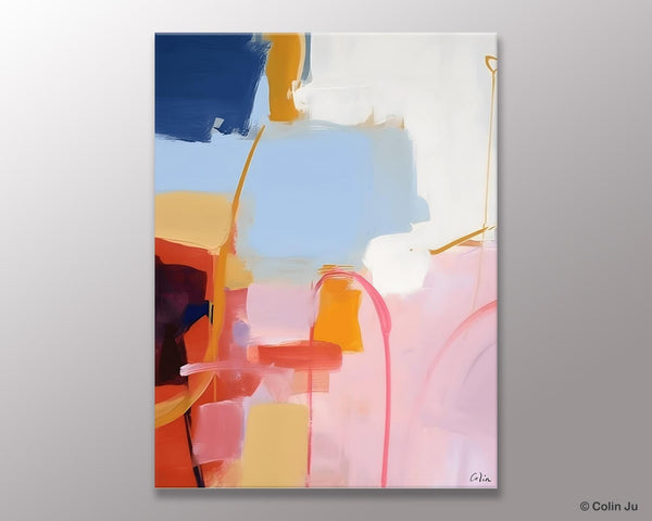 Contemporary Acrylic Painting on Canvas, Large Wall Art Painting for Bedroom, Original Canvas Art, Oversized Modern Abstract Wall Paintings-artworkcanvas