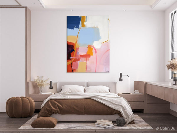 Contemporary Acrylic Painting on Canvas, Large Wall Art Painting for Bedroom, Original Canvas Art, Oversized Modern Abstract Wall Paintings-artworkcanvas