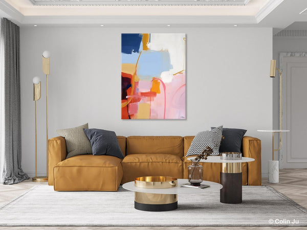 Contemporary Acrylic Painting on Canvas, Large Wall Art Painting for Bedroom, Original Canvas Art, Oversized Modern Abstract Wall Paintings-artworkcanvas