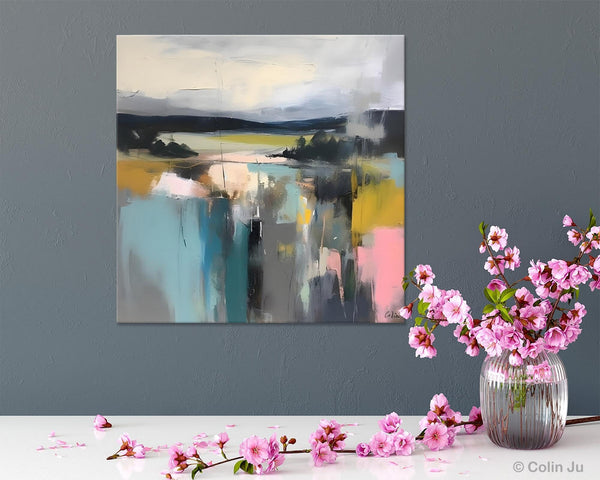 Contemporary Canvas Art, Original Modern Wall Art, Modern Acrylic Artwork, Modern Canvas Paintings, Large Abstract Painting for Bedroom-artworkcanvas