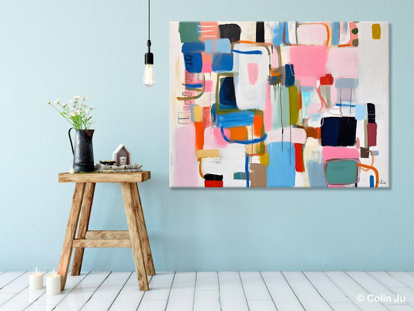 Large Wall Art Ideas for Living Room, Hand Painted Canvas Art, Oversized Canvas Paintings, Original Abstract Art, Contemporary Acrylic Art-artworkcanvas
