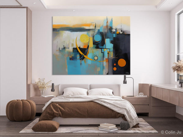 Extra Large Canvas Painting for Living Room, Original Acrylic Wall Art, Oversized Contemporary Acrylic Paintings, Abstract Canvas Paintings-artworkcanvas