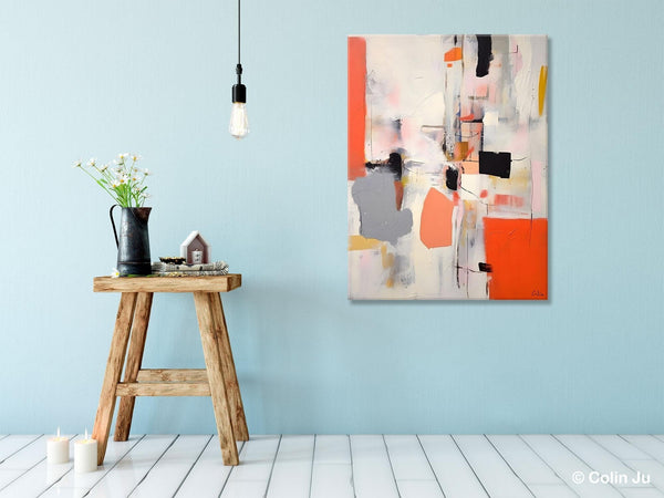 Acrylic Painting on Canvas, Contemporary Painting, Canvas Paintings for Dining Room, Extra Large Modern Wall Art, Original Abstract Painting-artworkcanvas