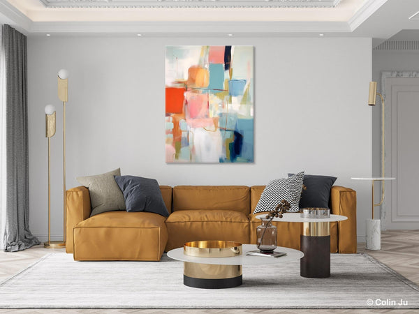 Hand Painted Canvas Art, Original Artowrk, Abstract Wall Paintings, Extra Large Paintings for Dining Room, Contemporary Wall Art Paintings-artworkcanvas