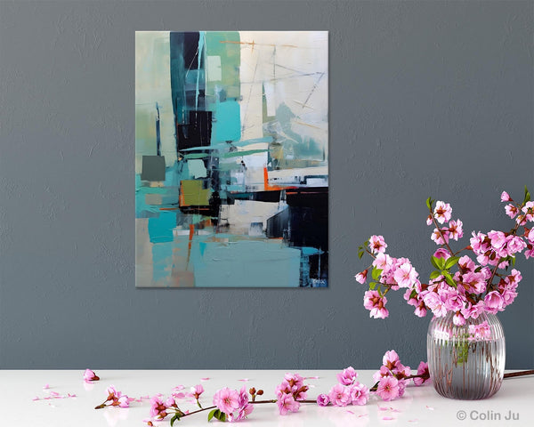 Original Abstract Art, Large Wall Art Painting for Dining Room, Large Modern Canvas Wall Paintings, Hand Painted Acrylic Painting on Canvas-artworkcanvas