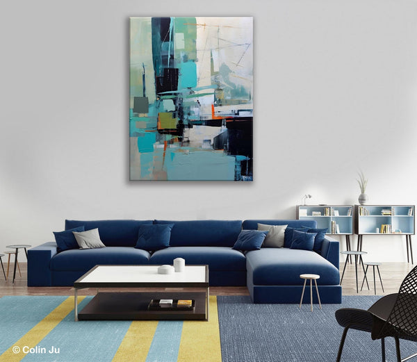 Original Abstract Art, Large Wall Art Painting for Dining Room, Large Modern Canvas Wall Paintings, Hand Painted Acrylic Painting on Canvas-artworkcanvas