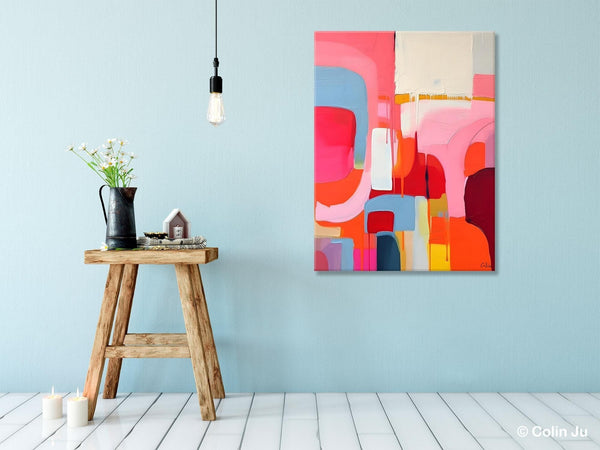 Contemporary Acrylic Painting on Canvas, Simple Abstract Art, Large Painting for Dining Room, Original Canvas Artwork, Wall Art Paintings-artworkcanvas