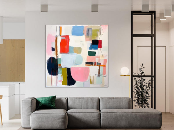 Modern Canvas Paintings, Large Abstract Painting for Bedroom, Original Abstract Wall Art, Modern Acrylic Artwork, Contemporary Canvas Art-artworkcanvas
