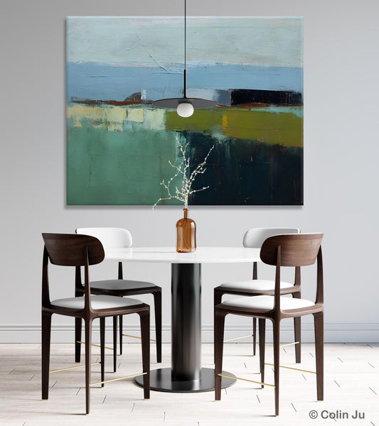Landscape Acrylic Paintings, Landscape Abstract Painting, Modern Wall Art for Living Room, Original Abstract Art, Acrylic Painting on Canvas-artworkcanvas