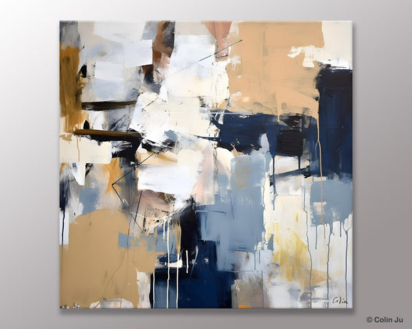 Large Wall Art for Bedroom, Abstract Modern Acrylic Art, Canvas Paintings for Sale, Modern Original Abstract Art, Contemporary Canvas Art-artworkcanvas