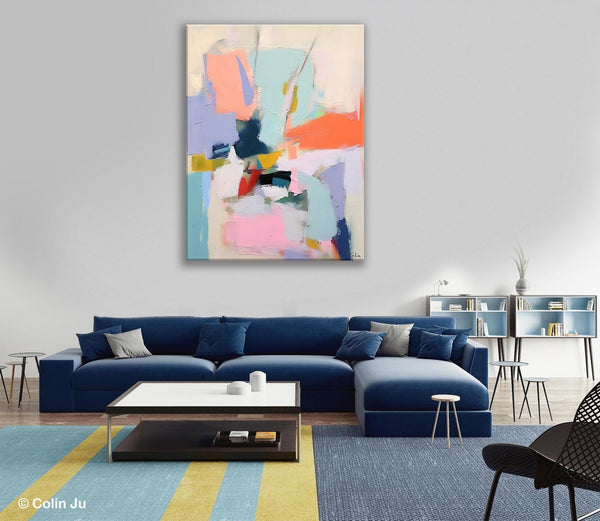 Original Artowrk, Abstract Wall Paintings, Hand Painted Canvas Art, Extra Large Paintings for Dining Room, Contemporary Wall Art Paintings-artworkcanvas