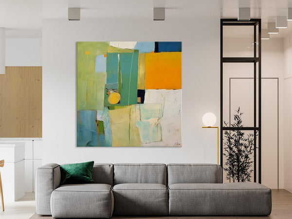 Original Modern Wall Paintings, Contemporary Canvas Art, Abstract Painting for Bedroom, Modern Acrylic Artwork, Heavy Texture Canavas Art-artworkcanvas