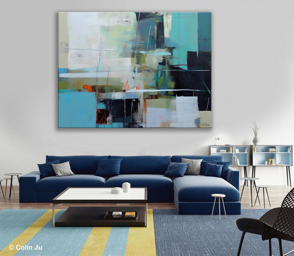 Extra Large Canvas Paintings, Original Abstract Painting, Modern Wall Art Ideas for Living Room, Impasto Art, Contemporary Acrylic Paintings-artworkcanvas