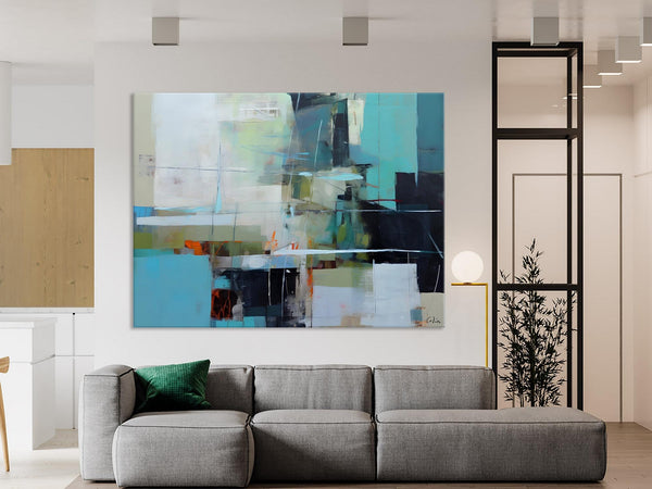 Extra Large Canvas Paintings, Original Abstract Painting, Modern Wall Art Ideas for Living Room, Impasto Art, Contemporary Acrylic Paintings-artworkcanvas