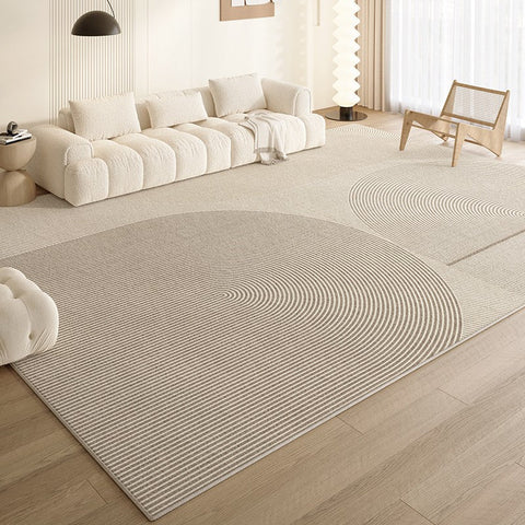 Soft Bedroom Floor Rugs, Extra Large Modern Rugs for Living Room, Oversized Modern Rug for Living Room, Geometric Contemporary Rugs for Dining Room-artworkcanvas