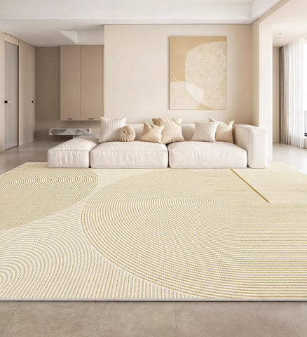 Bedroom Large Geometric Contemporary Rugs, Modern Rugs for Bedroom, Dining Room Floor Rug, Extra Large Floor Rugs for Living Room-artworkcanvas