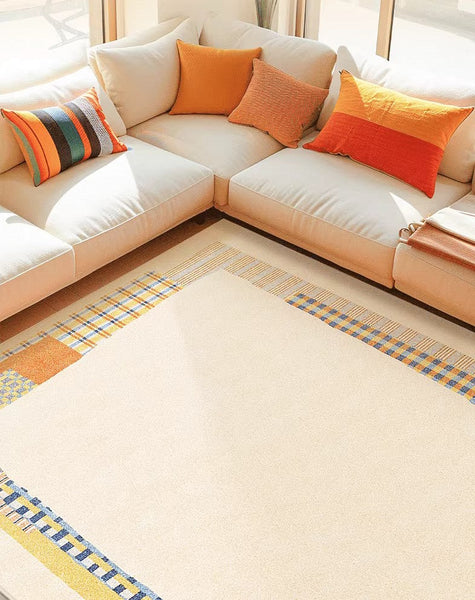 Abstract Contemporary Rugs for Bedroom, Large Modern Rugs under Sofa, Modern Rug Ideas for Living Room, Modern Floor Carpets for Office-artworkcanvas