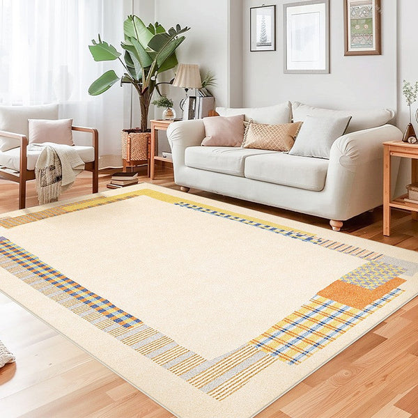Abstract Contemporary Rugs for Bedroom, Large Modern Rugs under Sofa, Modern Rug Ideas for Living Room, Modern Floor Carpets for Office-artworkcanvas