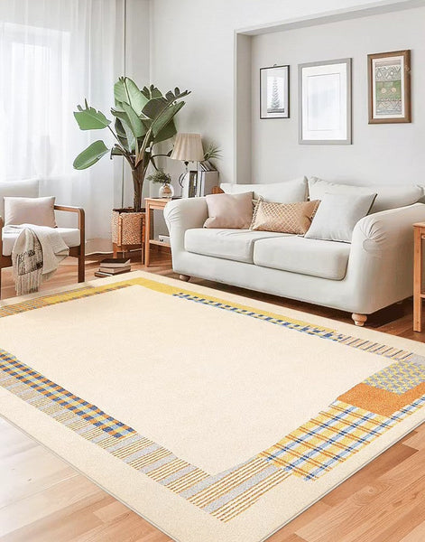 Abstract Contemporary Rugs for Bedroom, Large Modern Rugs under Sofa, Modern Rug Ideas for Living Room, Modern Floor Carpets for Office-artworkcanvas