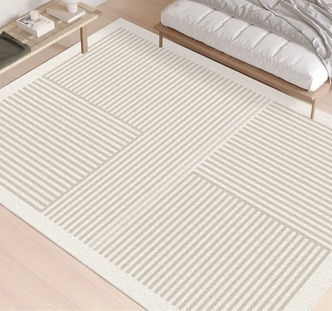 Simple Contemporary Modern Rugs, Modern Rugs for Dining Room, Modern Rugs for Living Room, Abstract Contemporary Rugs Next to Bed-artworkcanvas