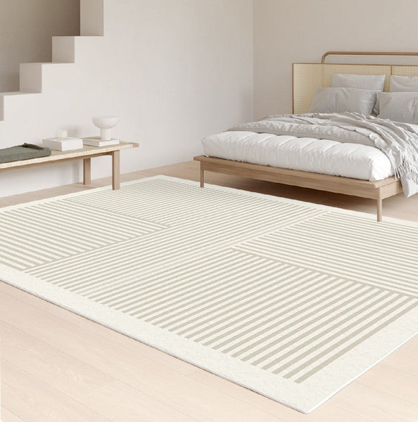 Simple Contemporary Modern Rugs, Modern Rugs for Dining Room, Modern Rugs for Living Room, Abstract Contemporary Rugs Next to Bed-artworkcanvas
