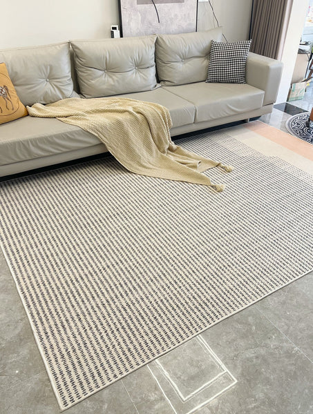 Modern Rugs for Living Room, Geometric Area Rugs under Coffee Table, Contemporary Modern Rugs for Dining Room, Large Modern Rugs for Bedroom-artworkcanvas