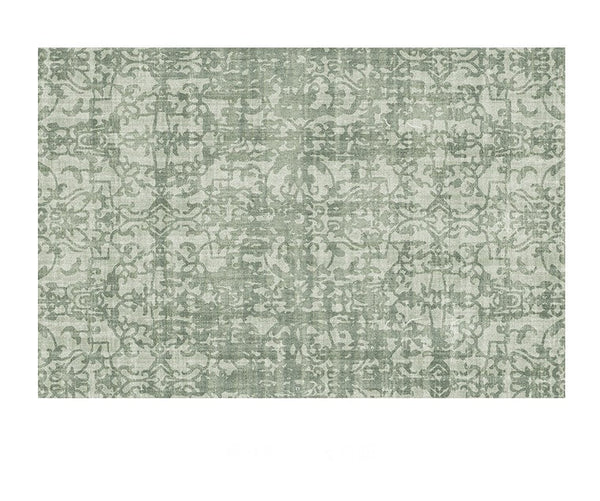 Green Soft Rugs for Living Room, Modern Rugs for Interior Design, French Style Modern Rugs for Bedroom, Contemporary Modern Rugs under Dining Room Table-artworkcanvas