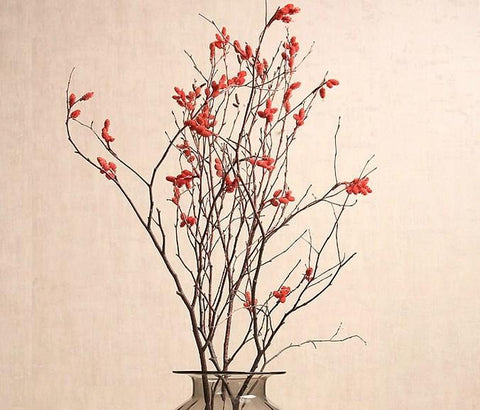 Myrtle Twigs, Handmade Artificial Flower, Natural Decorations, Flower Arrangement-artworkcanvas