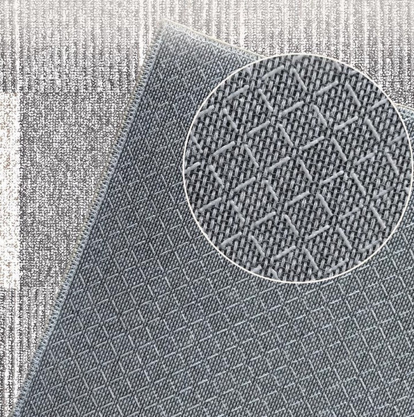 Dining Room Floor Rug, Large Gray Floor Rugs for Living Room, Modern Floor Rugs for Bedroom, Extra Large Geometric Modern Rugs for Office-artworkcanvas