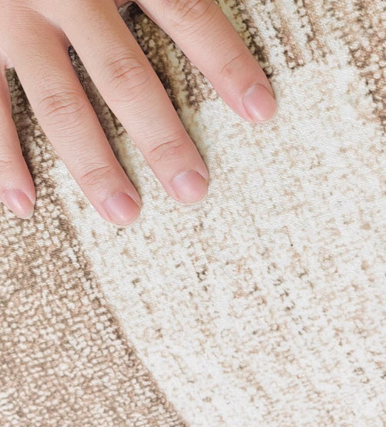 Contemporary Abstract Rugs under Dining Room Table, Mid Century Modern Rugs for Bedroom, Large Modern Rugs for Living Room-artworkcanvas