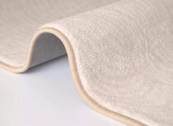 Thick Soft Floor Carpets for Living Room, Cream Color Modern Living Room Rugs, Dining Room Modern Rugs, Soft Contemporary Rugs for Bedroom-artworkcanvas