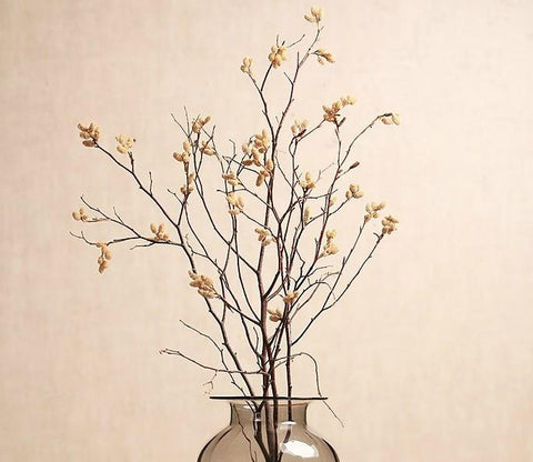 Myrtle Twigs, Natural Decorations, Flower Arrangement, Handmade Artificial Flower, Natural Dried Flower Twigs-artworkcanvas