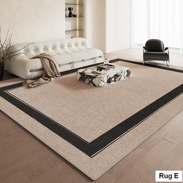 Simple Abstract Rugs for Living Room, Bedroom Floor Rugs, Contemporary Abstract Rugs for Dining Room, Modern Rug Ideas for Living Room-artworkcanvas