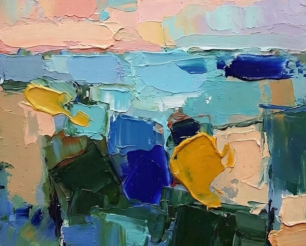 Original Oil Painting, Modern Abstract Painting, Impasto Artwork, Palette Knife Paintings, Hand Painted Canvas Art, Original Abstract Art