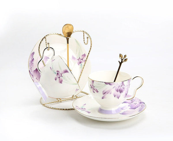 Luxury Tea Cup with Saucer, Elegant Coffee Cup, Porcelain Coffee Cup, Ceramic Tea Cup Set, Porcelain Tea cups, British Tea Cup Set, Afternoon Tea Cup with Saucer Set-artworkcanvas