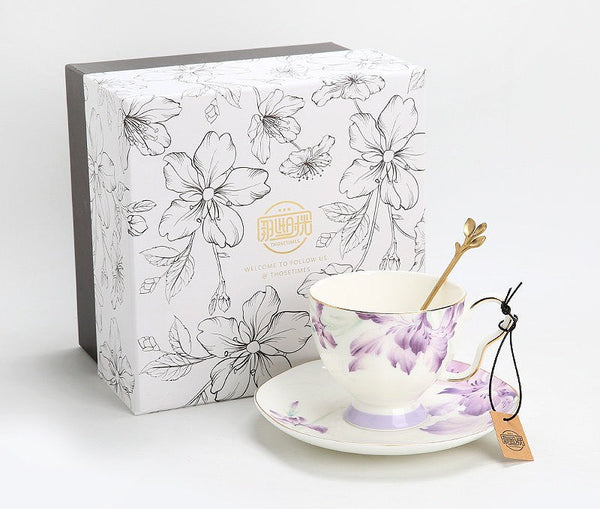 Luxury Tea Cup with Saucer, Elegant Coffee Cup, Porcelain Coffee Cup, Ceramic Tea Cup Set, Porcelain Tea cups, British Tea Cup Set, Afternoon Tea Cup with Saucer Set-artworkcanvas