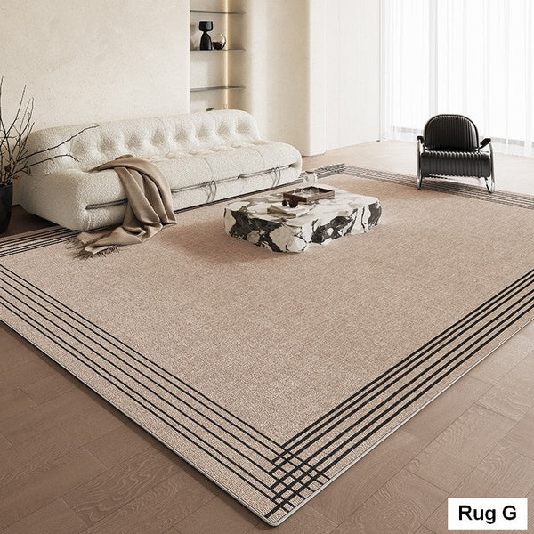 Living Room Modern Rug Ideas, Contemporary Abstract Rugs for Dining Room, Simple Abstract Rugs for Living Room, Bedroom Floor Rugs-artworkcanvas