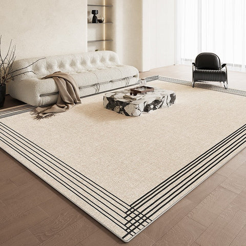 Contemporary Abstract Rugs for Dining Room, Modern Rug Ideas for Living Room, Bedroom Floor Rugs, Simple Abstract Rugs for Living Room-artworkcanvas