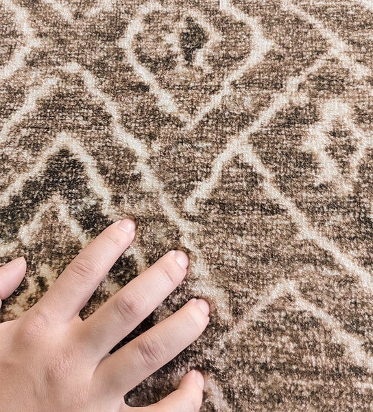 Large Modern Rugs for Living Room, Brown Modern Rug Ideas for Bedroom, Abstract Geometric Modern Rugs, Modern Rugs for Dining Room-artworkcanvas