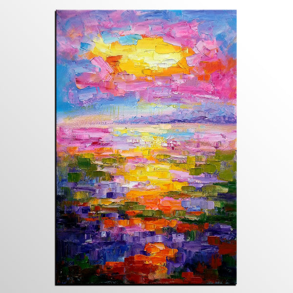 Living Room Wall Art, Large Painting, Abstract Landscape Painting, Large Art, Canvas Art, Wall Art, Abstract Art, Wall Hanging, Modern Art-artworkcanvas