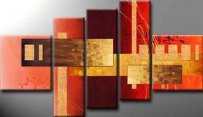 Acrylic Wall Art Paintings, Contemporary Painting, Modern Art, 5 Piece Canvas Art, Acrylic Painting on Canvas-artworkcanvas