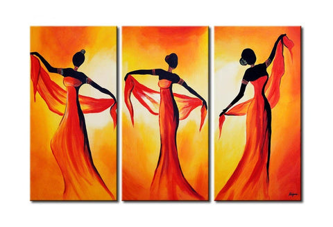 African Woman Painting, Large Painting on Canvas, African Acrylic Paintings, Living Room Wall Art Paintings, Buy Art Online-artworkcanvas