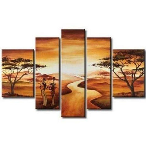 Large Wall Art Paintings, African Women Figure Painting, Bedroom Canvas Painting, Living Room Wall Art Ideas, Landscape Canvas Paintings, Buy Art Online-artworkcanvas