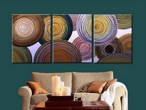 Wall Art, Large Painting, Abstract Canvas Painting, Abstract Painting, Living Room Wall Art, Modern Art, 3 Piece Wall Art, Ready to Hang-artworkcanvas
