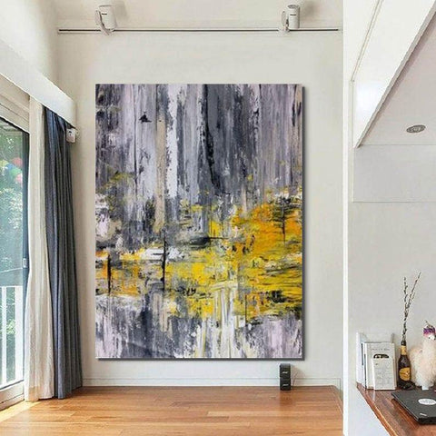 Simple Modern Art, Living Room Wall Art Painting, Extra Large Acrylic Painting, Modern Contemporary Abstract Artwork-artworkcanvas