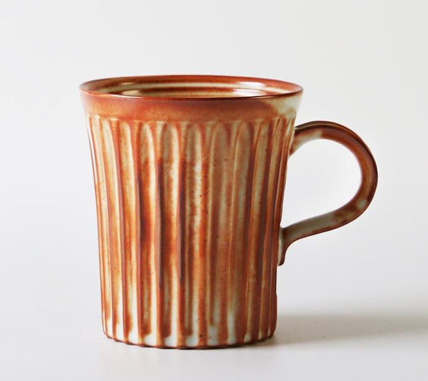 Cappuccino Coffee Mug, Handmade Pottery Coffee Cup, Large Capacity Coffee Cup, Large Tea Cup-artworkcanvas